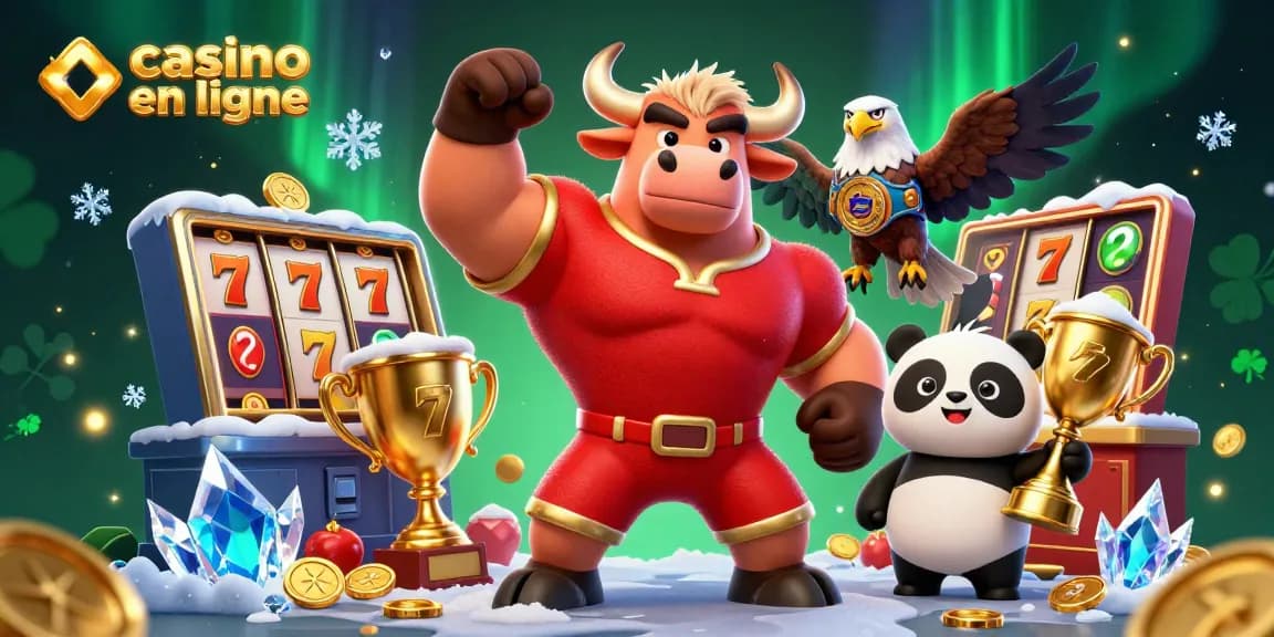 Profitez des jeux au casino en ligne avec cette illustration captivante d'animations et d'éléments de casino.