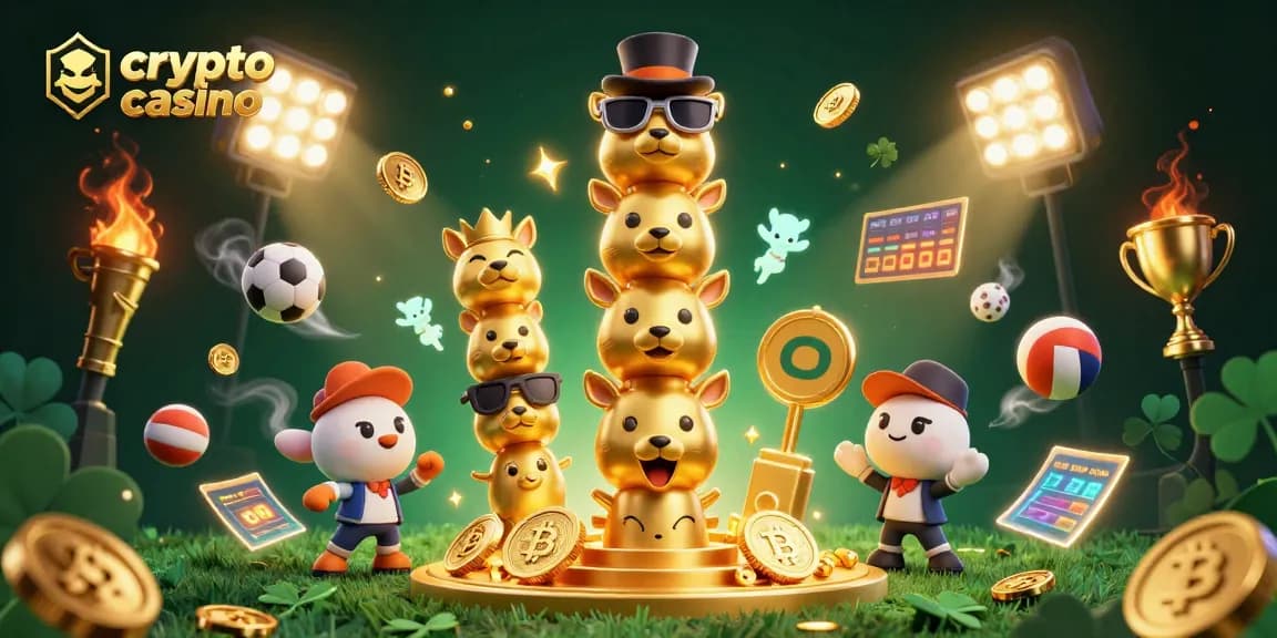 Jouez à un crypto casino moderne avec des pièces Bitcoin dans une scène dynamique.