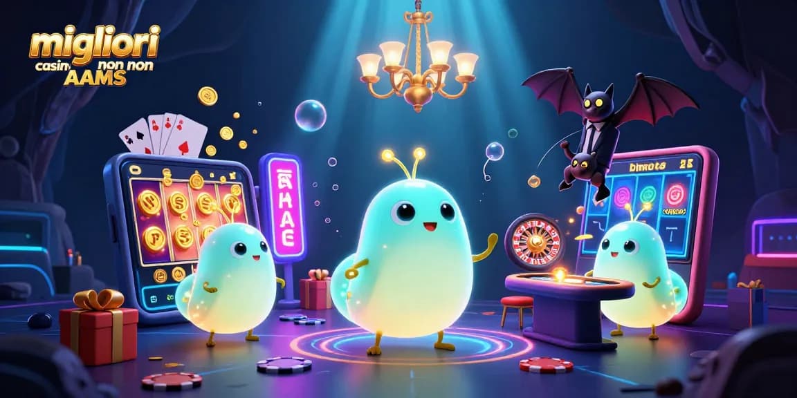 I migliori casino non AAMS illuminano un casinò con dettagli vivaci e divertenti.