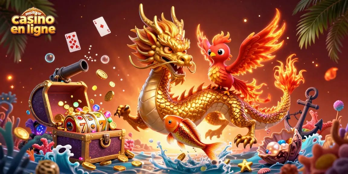 Rejoignez le meilleur casino en ligne avec des personnages dynamiques et chanceux.