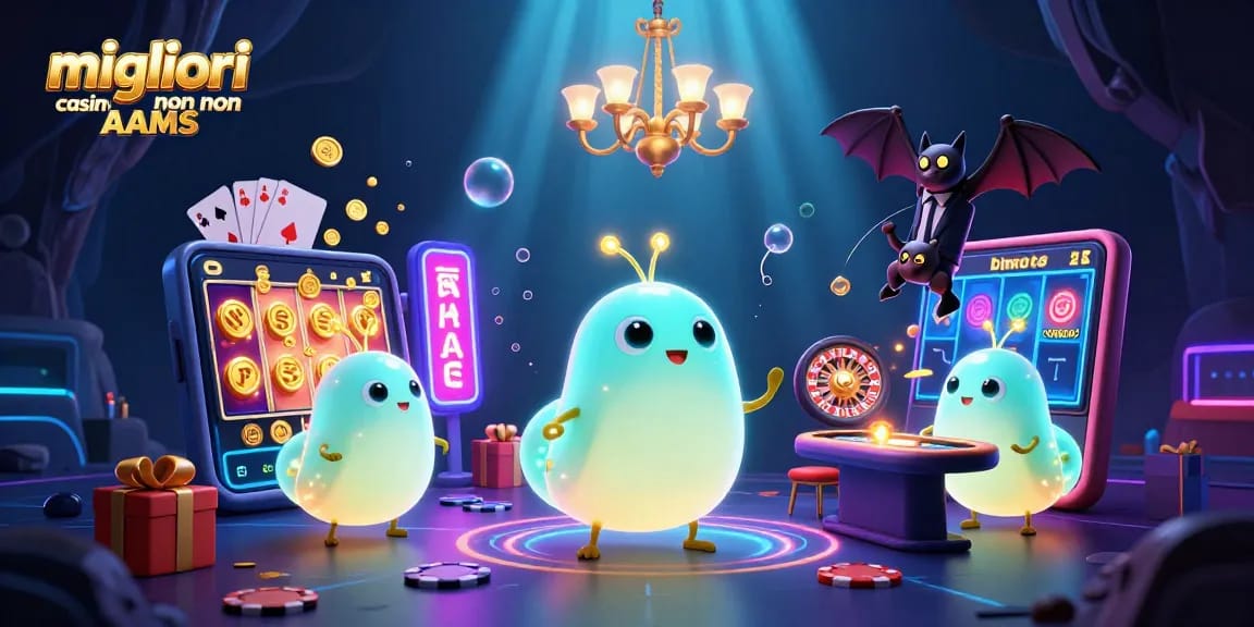 I migliori casino non AAMS illuminano un casinò con dettagli vivaci e divertenti.