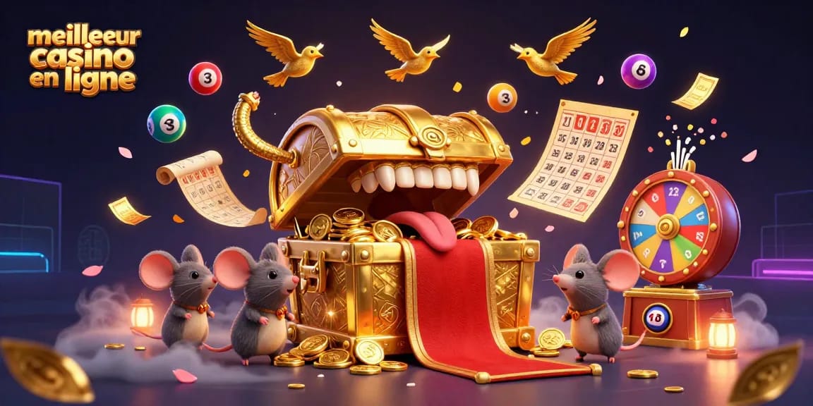 Visualisez les stratégies gagnantes du meilleur casino en ligne avec des éléments de jeu et des personnages captivants.