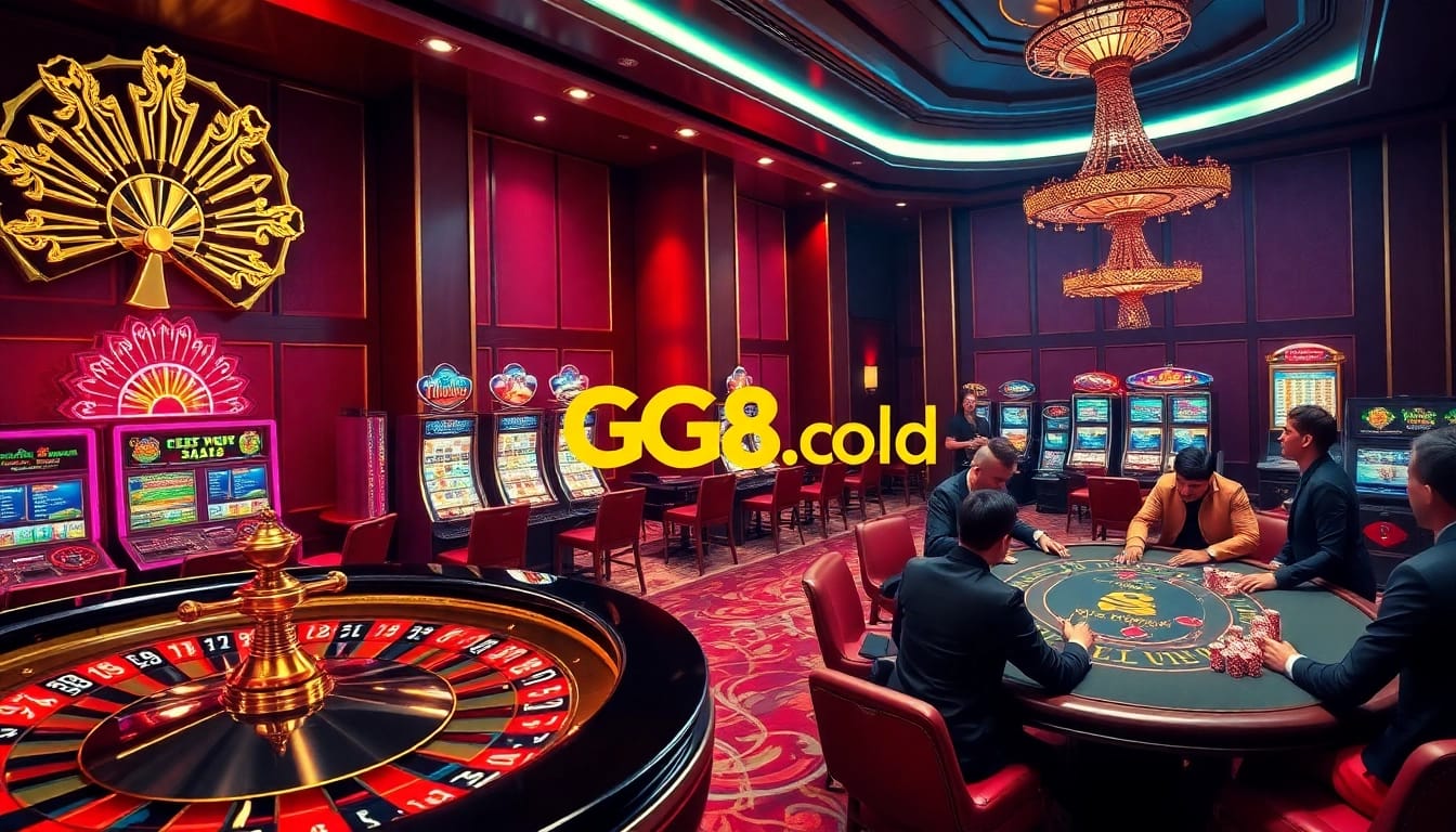 Experience thrilling casino action at https://gg88.gold/ with energized players at roulette and slots.