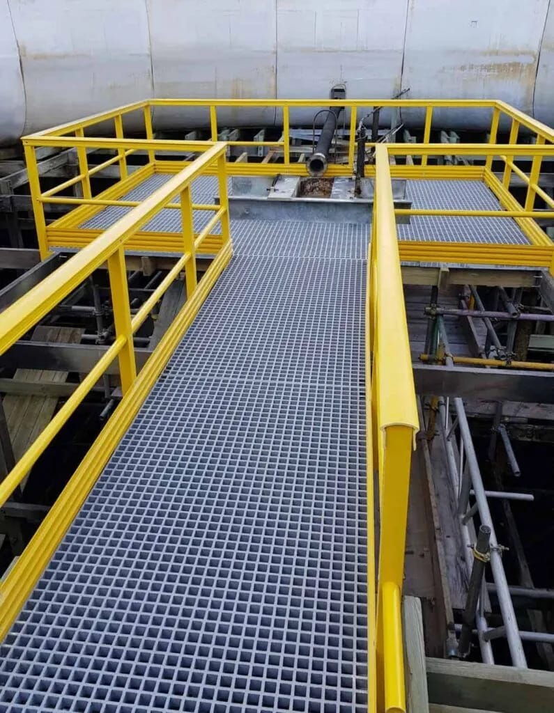 GRP Grating for Industrial and Commercial Buildings