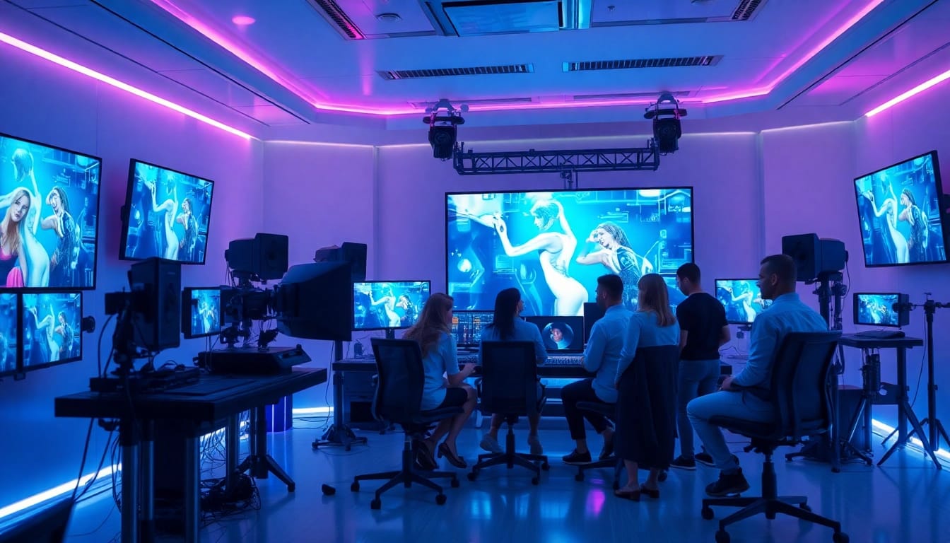 Explore the innovative role of porn AI in a modern creative studio.