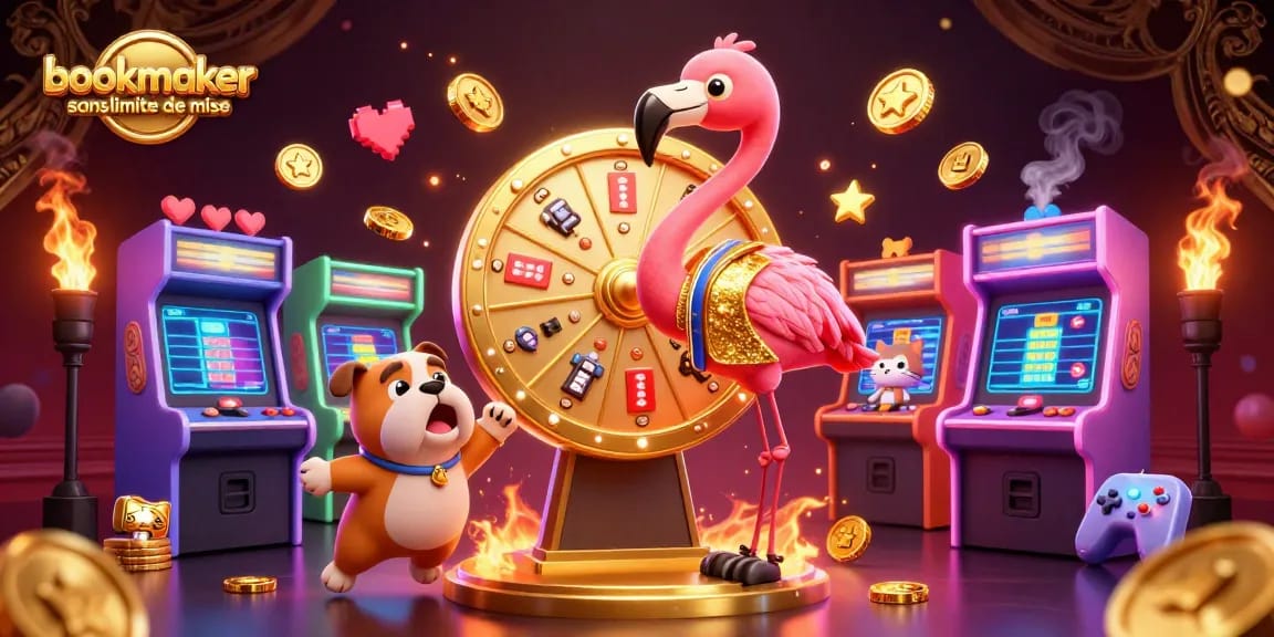 Placer des paris sans restriction avec un bookmaker sans limite de mise dans un univers ludique et doré