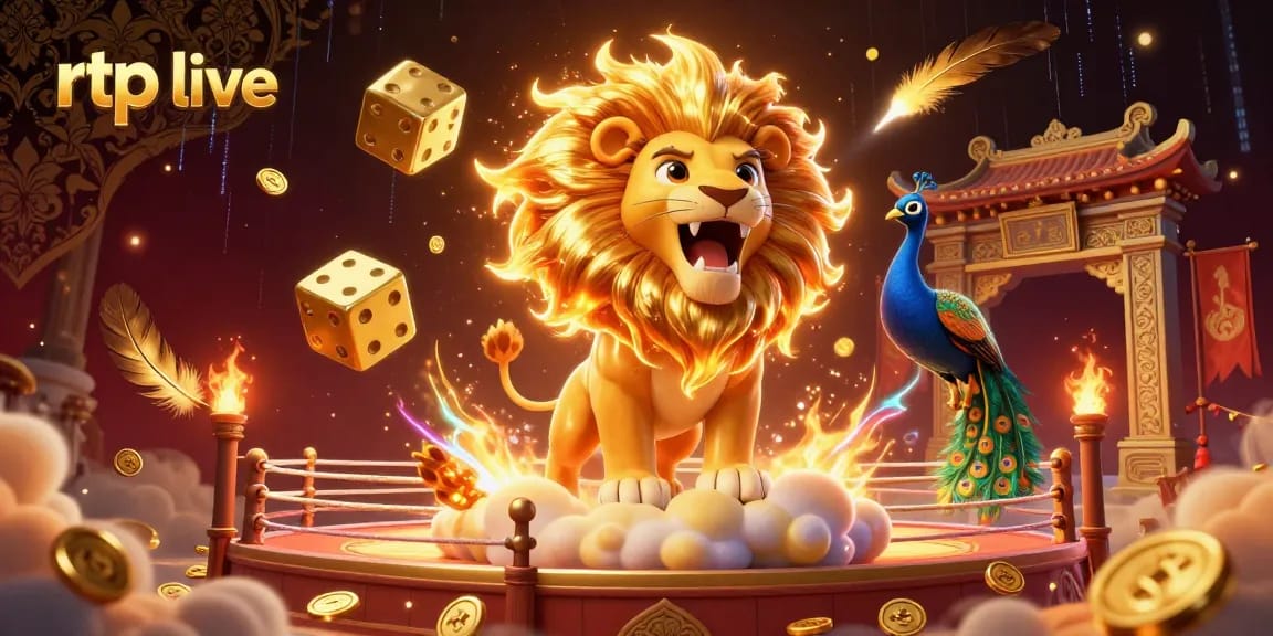 Experience rtp live with an electrifying casino scene showcasing vibrant gaming elements and characters.