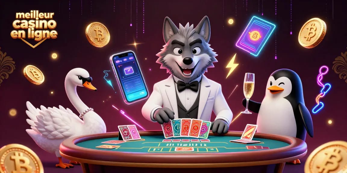 Profitez de l'expérience au meilleur casino en ligne avec des personnages de casino 3D.