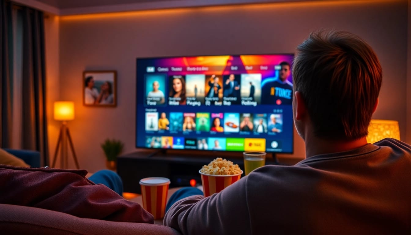 ชม หนังออนไลน์ บน TV สมาร์ท พร้อมบรรยากาศในบ้านที่อบอุ่นและสนุกสนาน