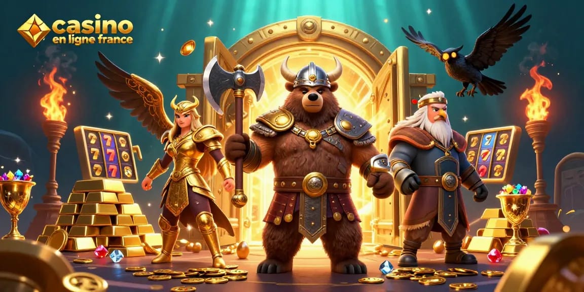 Vikings et trésors scintillants au casino en ligne France, immersion totale dans l'univers du jeu
