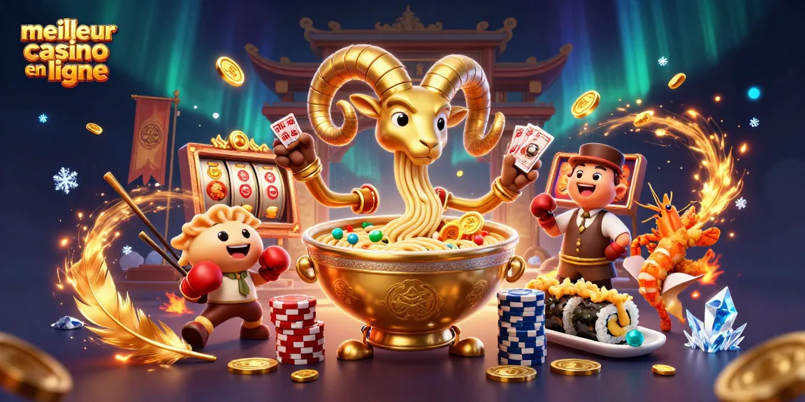 Jouez au meilleur casino en ligne avec une illustration dynamique d'une scène de jeu captivante.