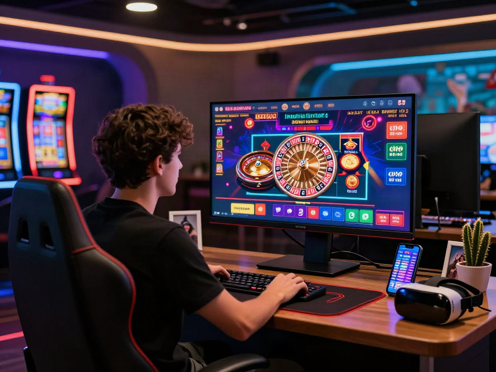 Login LUXURY111 di lingkungan kasino online modern dengan suasana yang mendebarkan.