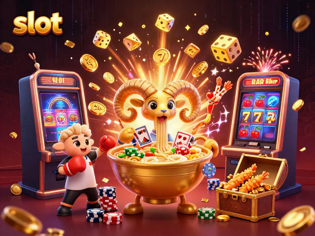 Slot mengilhami kegembiraan permainan dengan mesin slot berkilau dan karakter lucu dalam aksi.