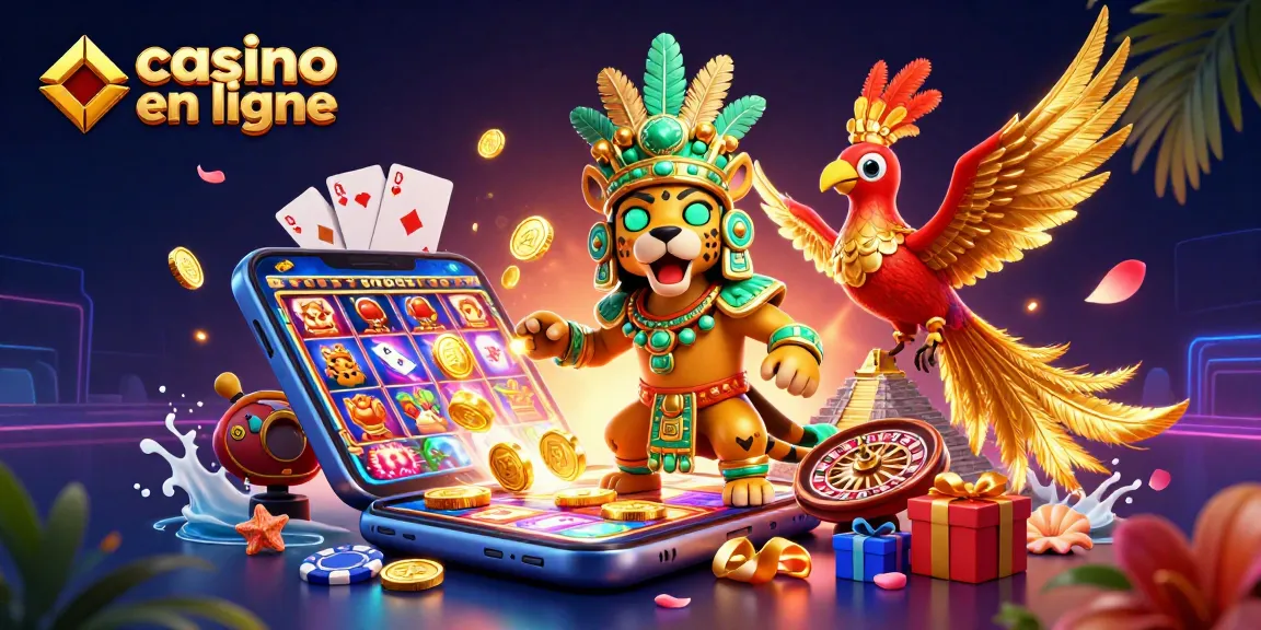 Profitez du meilleur casino en ligne avec un prêtre jaguar & un oiseau coloré.