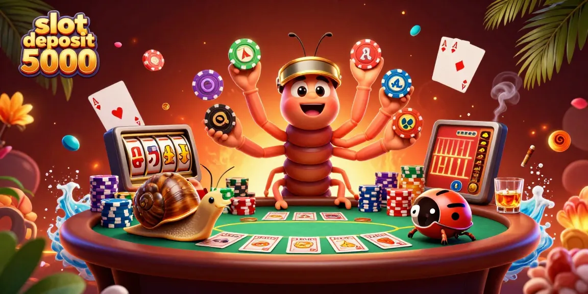 Spin to win with slot deposit 5000 and enter a vibrant casino world filled with excitement.