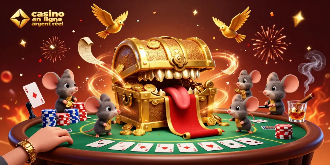 Jouer au casino en ligne argent réel avec des jackpots époustouflants et des trésors éblouissants dans une scène riche.