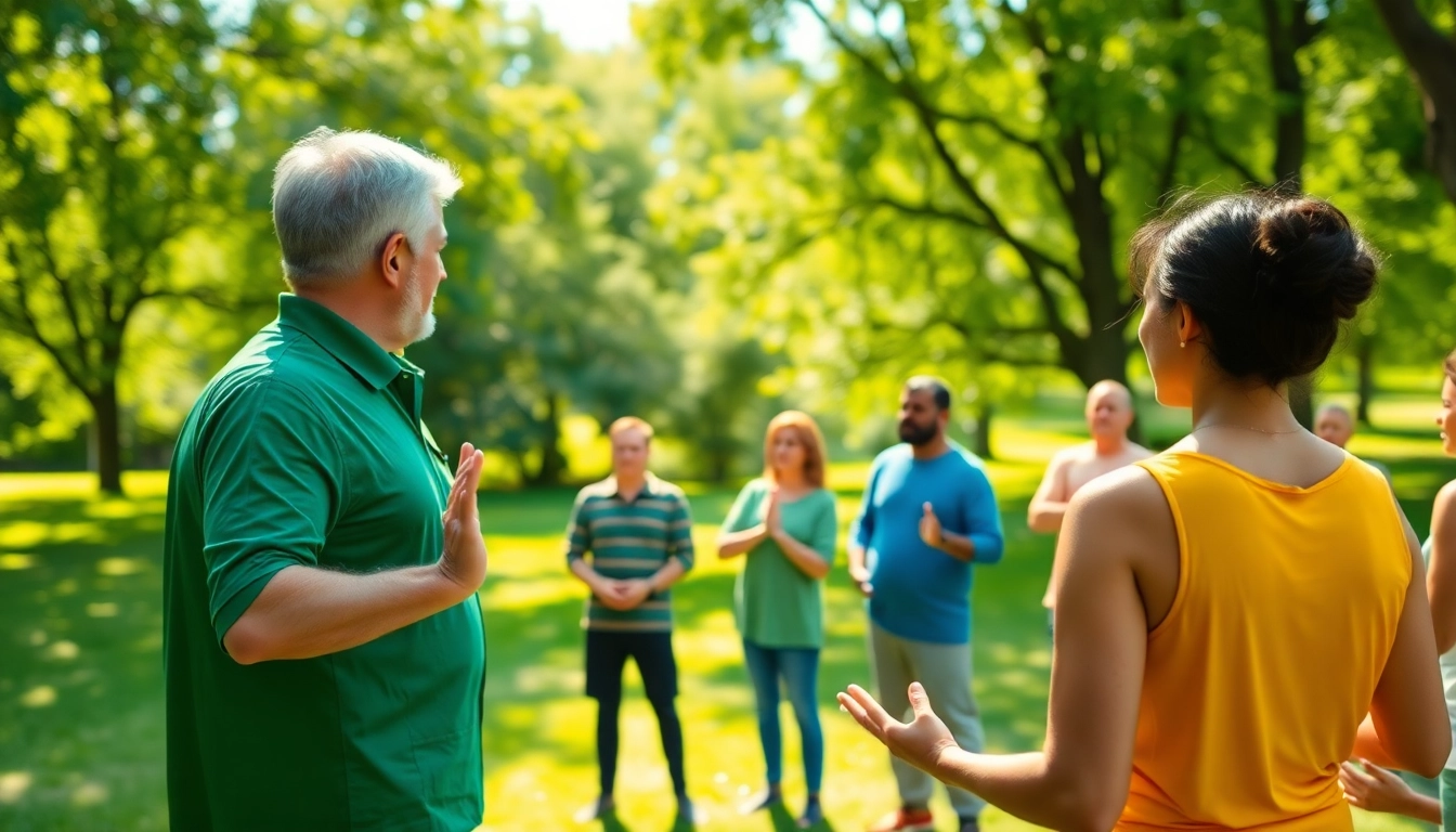 Enhance your healthspan with a health coach leading a diverse wellness retreat outdoors.
