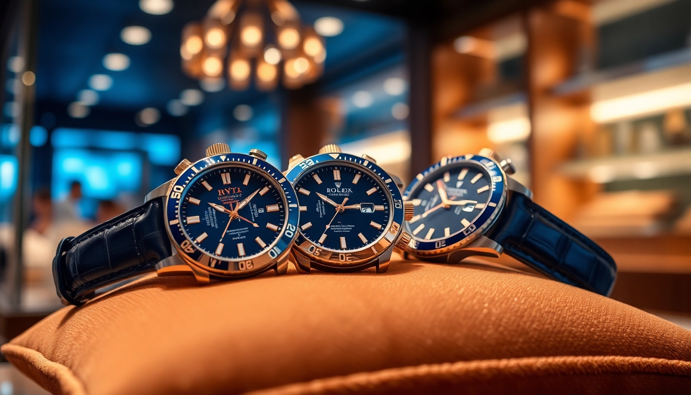 Showcase of stunning super clone watches on luxury fabric, emphasizing elegance and timepiece details.