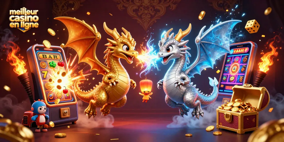 Vivez l'expérience du meilleur casino en ligne avec des dragons 3D en jeu!
