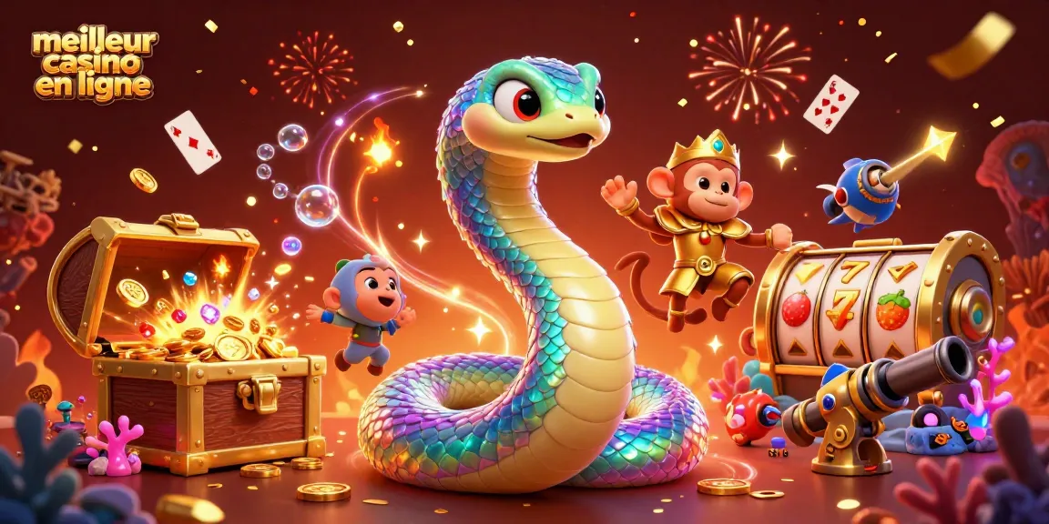 Découvrez le meilleur casino en ligne avec un serpent arc-en-ciel et un roi singe dans un monde magique
