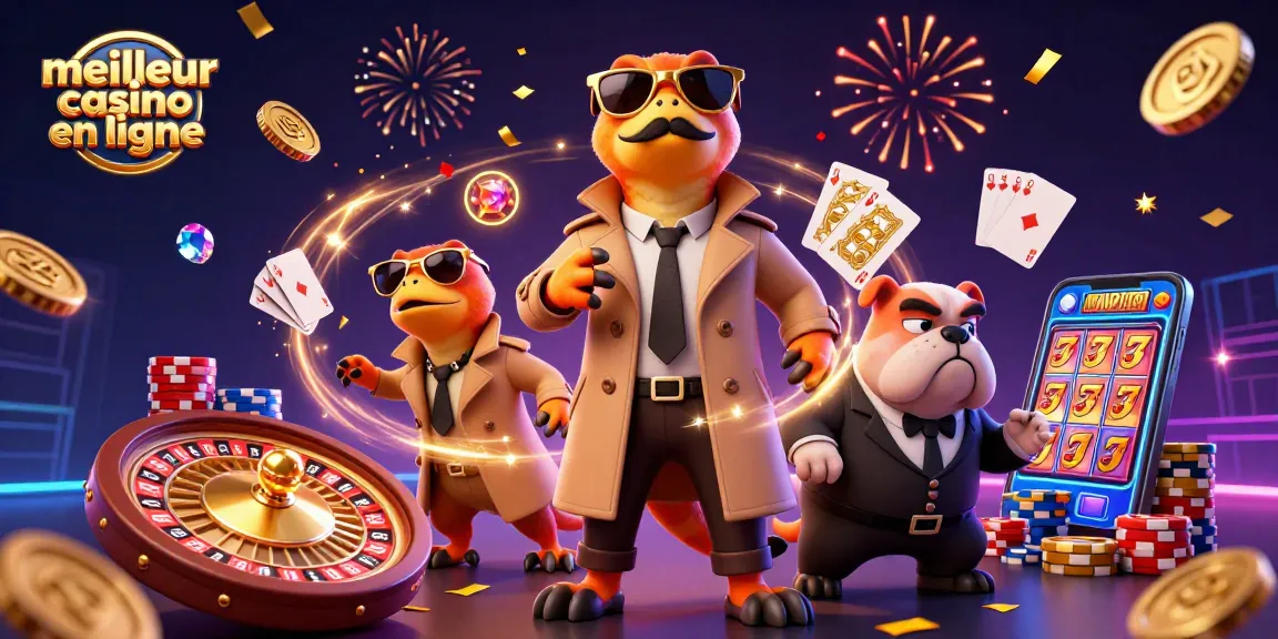 Profitez de l'expérience du meilleur casino en ligne avec des raptors déguisés et des jeux d'argent excitants.
