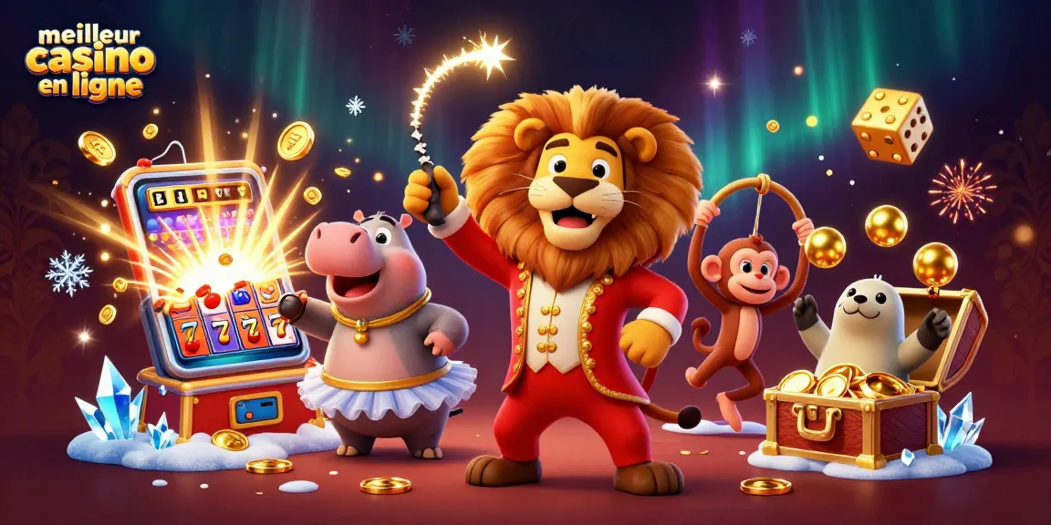 Jouer au meilleur casino en ligne avec des personnages animés et une machine à sous vibrante.