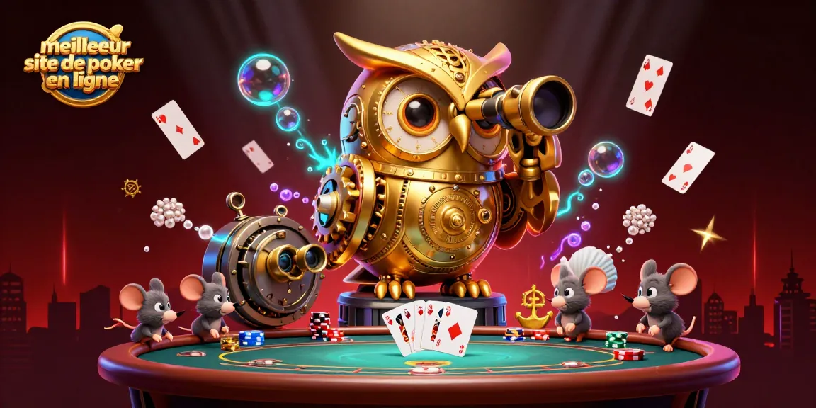 Le meilleur site de poker en ligne offre une expérience de jeu immersive avec des tables animées de poker et des personnages captivants.