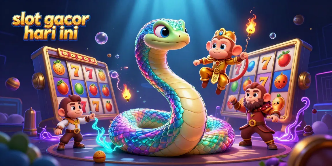 Experience the excitement of slot gacor hari ini with vibrant game elements and enchanting characters.