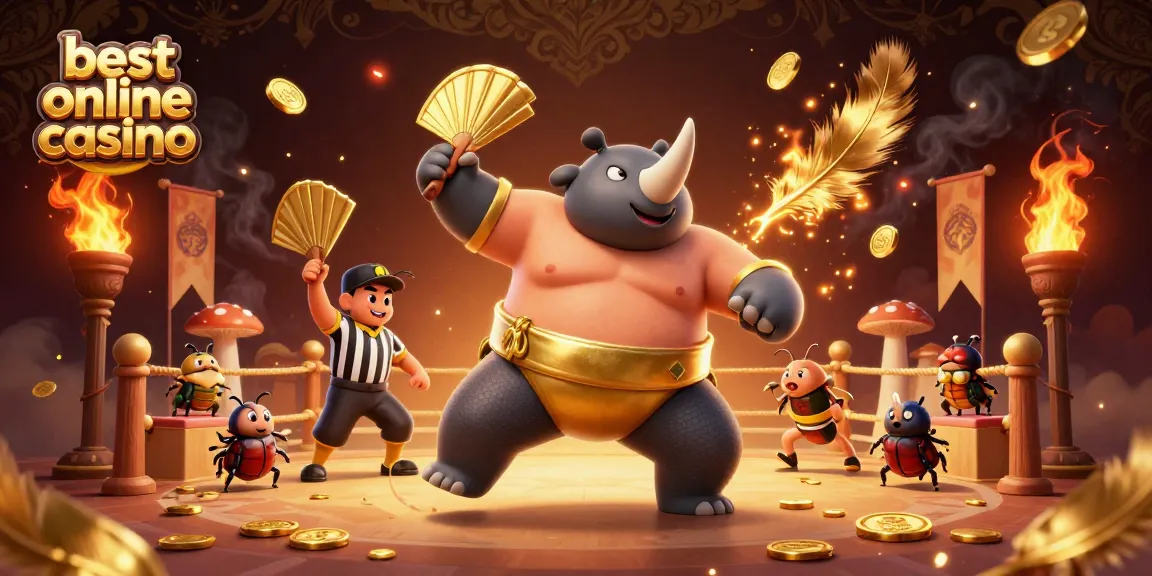 Engage with the best online casino as the rhinoceros beetle champion conquers the gaming arena.