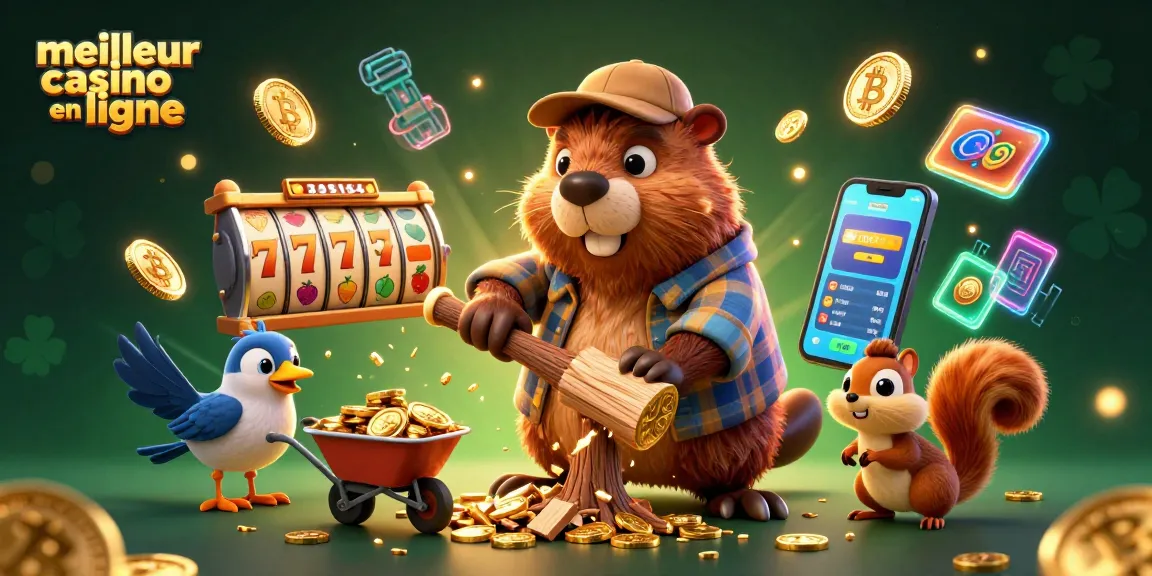 Choppez des arbres et récoltez des gains en jouant au meilleur casino en ligne avec un castor et ses amis