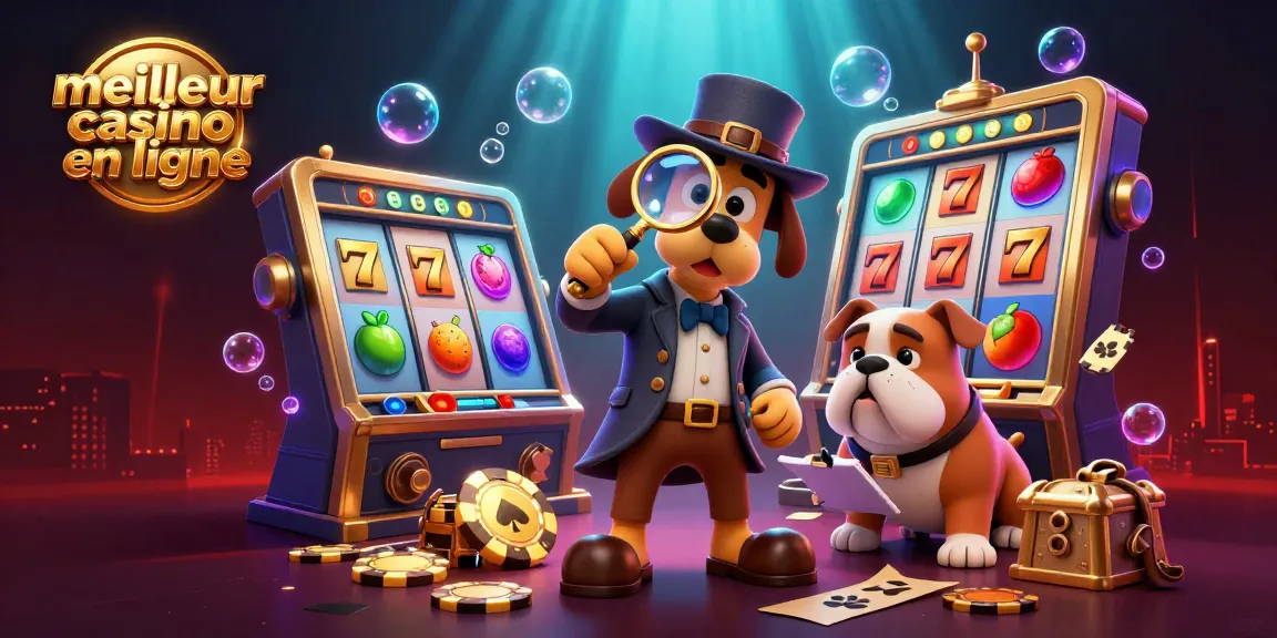 Examiner des jeux au meilleur casino en ligne avec des éléments captivants et des personnages amusants.