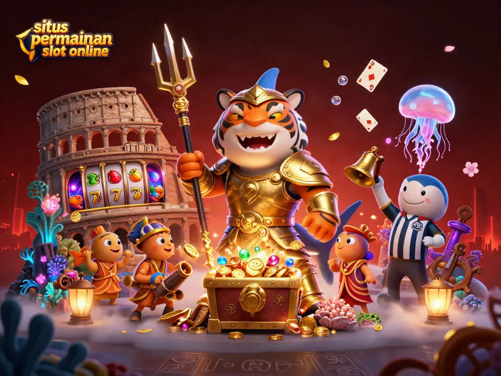 Slot online gacor dengan simbol keberuntungan di dunia kasino digital.