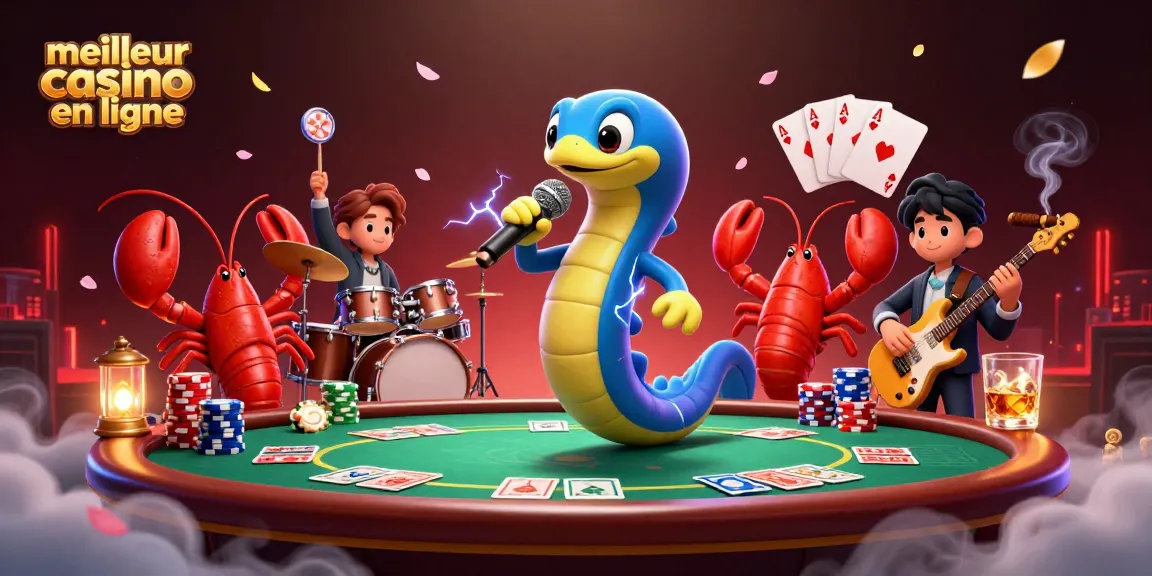 Profitez de l'ambiance électrisante du meilleur casino en ligne avec un concert sous-marin captivant.