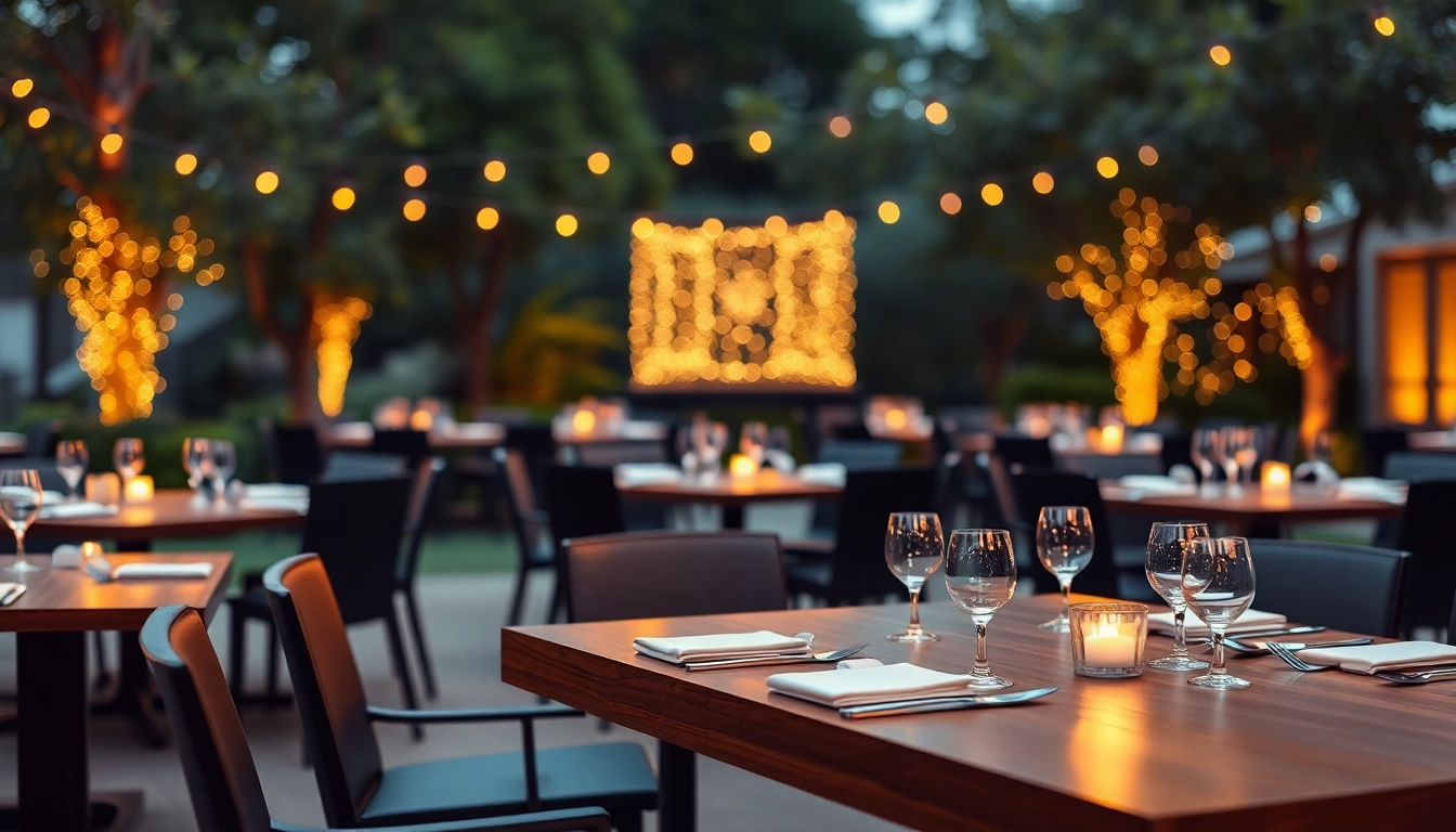 Experience exquisite Table & Chair Rentals showcased in a luxurious outdoor setup.