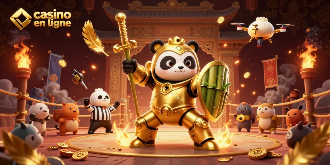 Plongez dans l'univers dynamique du casino en ligne avec cette illustration captivante mêlant action et ambiance festive.
