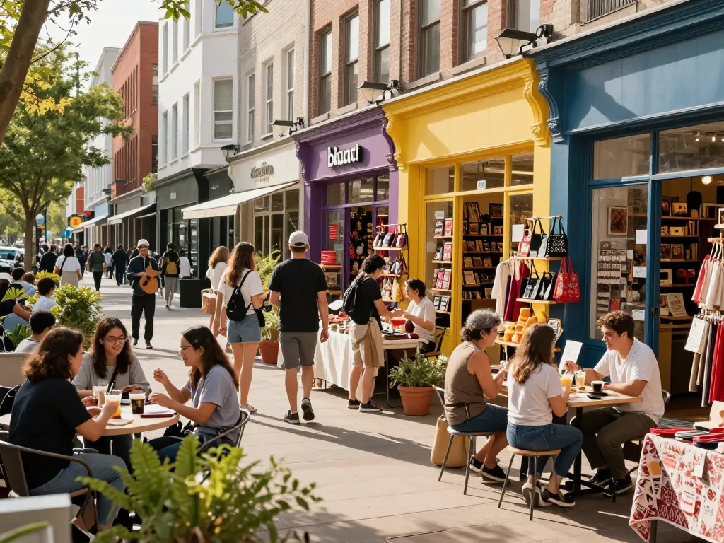 Shopping scene at https://forumup.org/shop/search.php?ca_id=&addr1=&addr2=&addr3=&schKeyword= with vibrant marketplace and diverse shoppers.