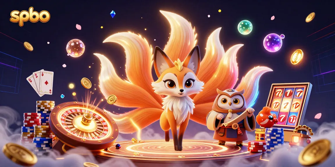 Engage with spbo and explore vibrant gaming elements in this dynamic casino scene