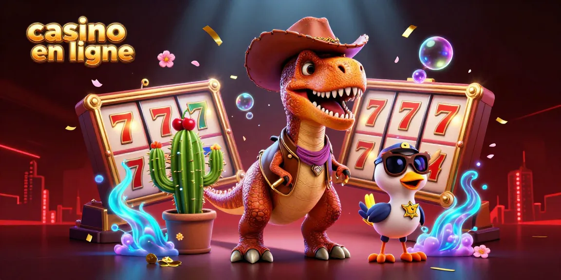 Casino en ligne : jouez avec des dinosaures et des éléments de machines à sous captivants