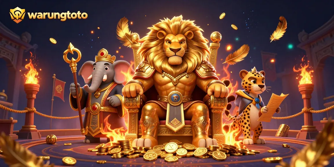 Experience the excitement of warungtoto's vibrant online gaming world with dynamic casino elements.