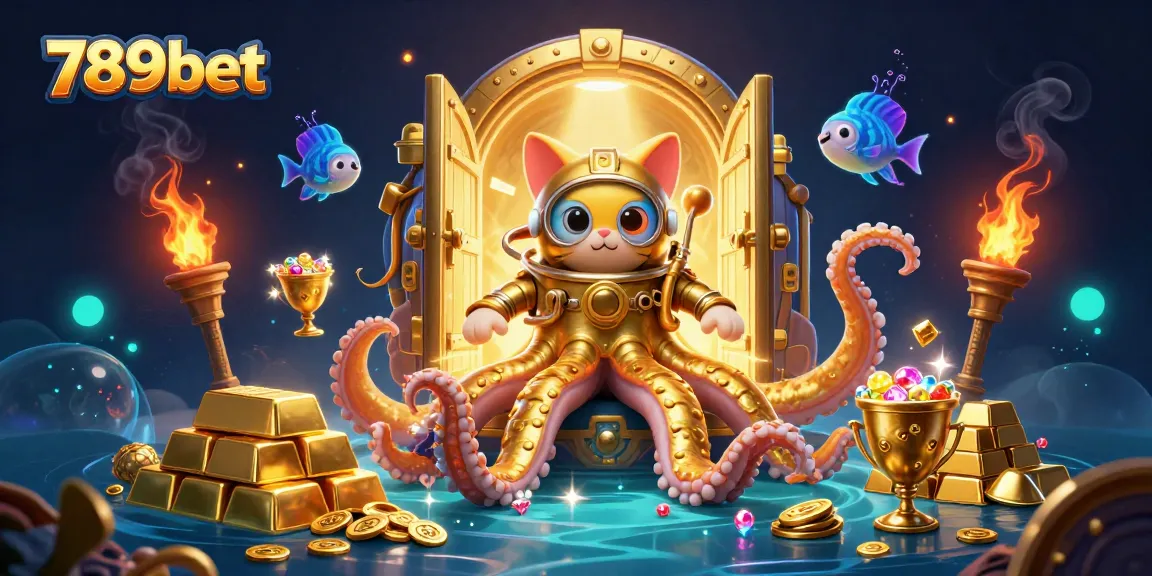 Experience the thrill of winning at 789bet with a vibrant underwater casino scene.