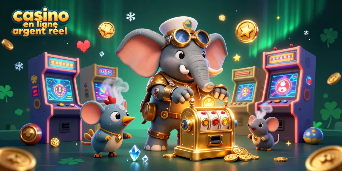 Jouez et gagnez dans le casino en ligne argent réel avec cette illustration captivante.