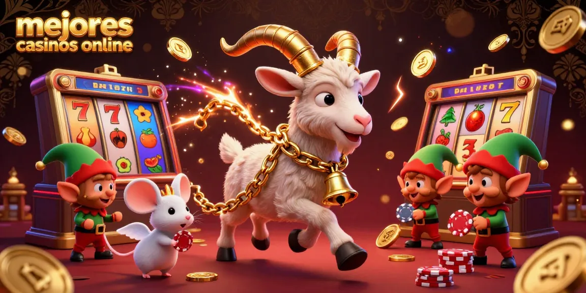 Vive la emoción de jugar en los mejores casinos online con esta escena mágica llena de acción.