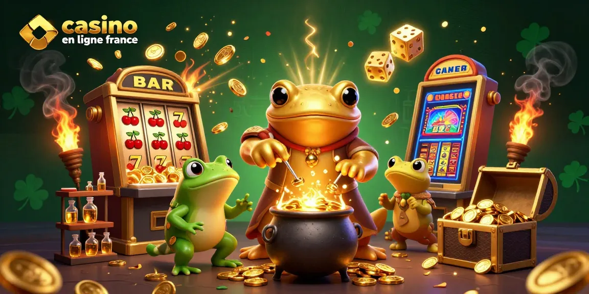 Jouer à des jeux passionnants sur le casino en ligne en France avec un alchimiste et des créatures fantastiques.