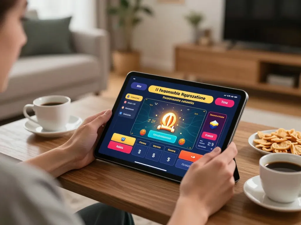 Engaging gameplay at casino online senza registrazione showcasing mobile convenience in a cozy setting
