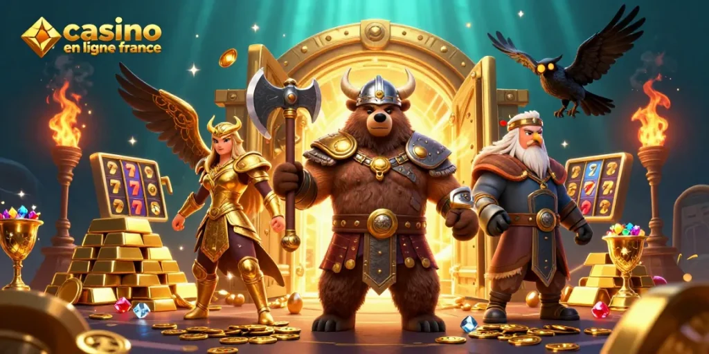 Vikings et trésors scintillants au casino en ligne France, immersion totale dans l'univers du jeu
